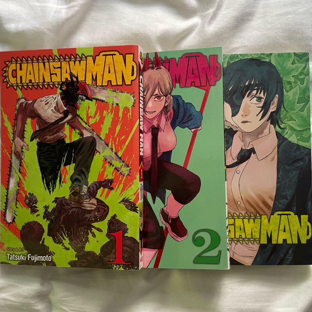 Chainsaw Man Manga Volumes 1-3